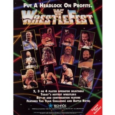 WWF WRESTLEFEST PCB