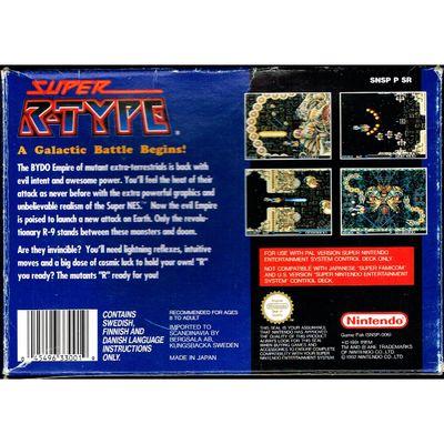 SUPER R-TYPE SNES SCN