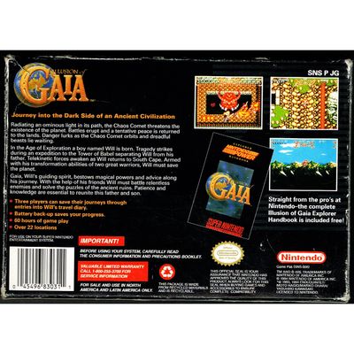 ILLUSION OF GAIA SNES USA