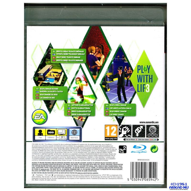 THE SIMS 3 PS3