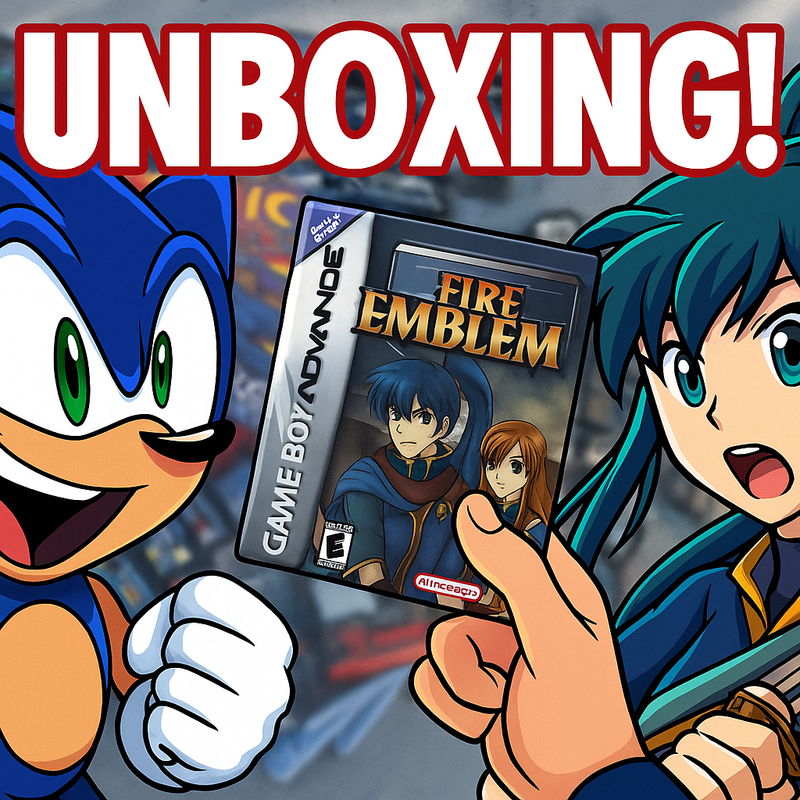 🎮 EPIC UNBOXING! SONIC & FIRE EMBLEM – Retro Classics from GameCube & Game Boy Advance! 🔥#retrogames