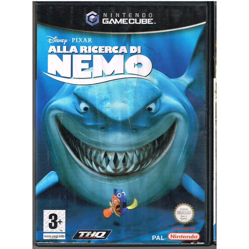 FINDING NEMO GAMECUBE ITALIENSK MANUAL SPEL ÄR PÅ ENGELSKA