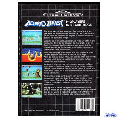 ALTERED BEAST MEGADRIVE