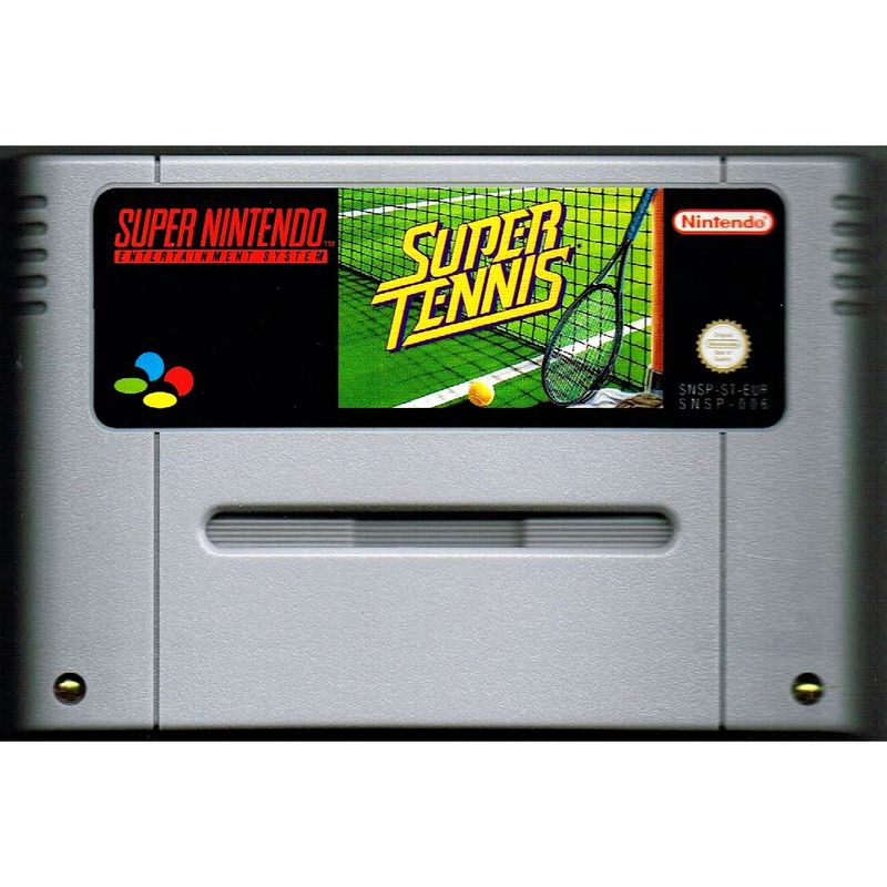 SUPER TENNIS SNES SCN SVENSK FOLDER A4