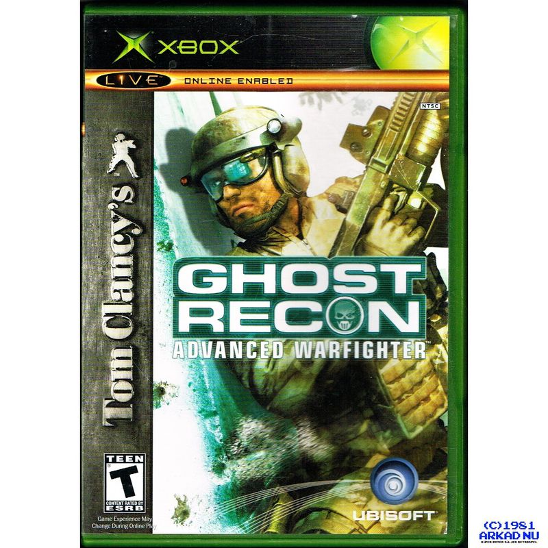 TOM CLANCYS GHOST RECON ADVANCED WARFIGHTER XBOX NTSC USA