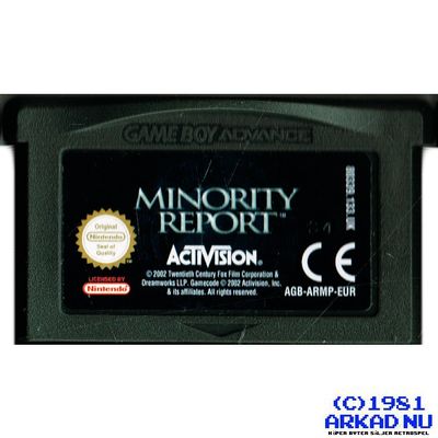 MINORITY REPORT GBA