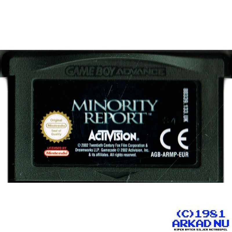 MINORITY REPORT GBA