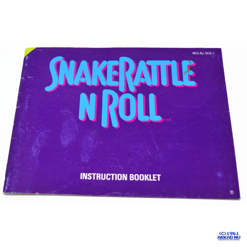 SNAKE RATTLE N ROLL NES SCN