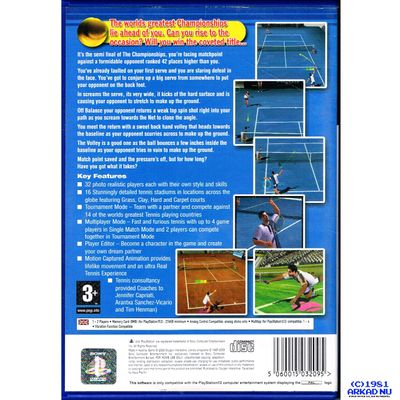 PERFECT ACE PRO TOURNAMENT TENNIS PS2