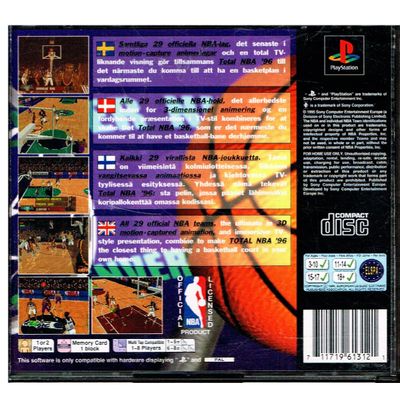 TOTAL NBA 96 HOLOGRAM VERSION PS1