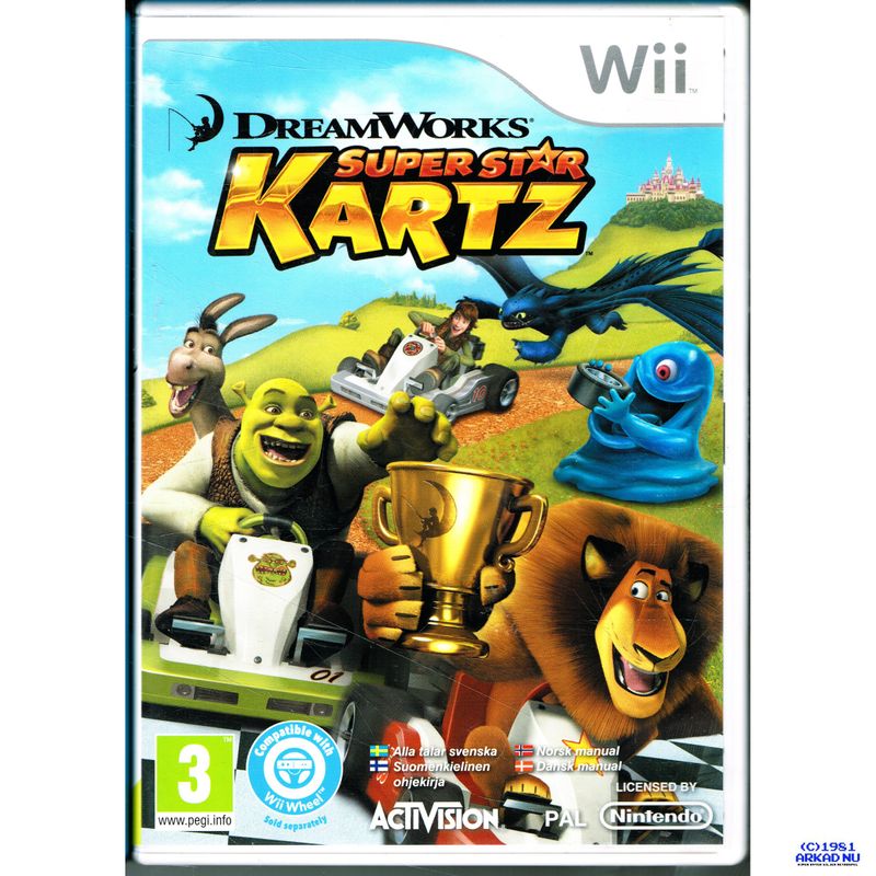 DREAMWORKS SUPER STAR KARTZ WII