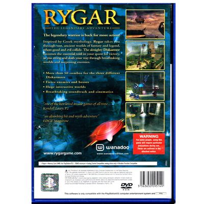 RYGAR THE LEGENDARY ADVENTURE PS2