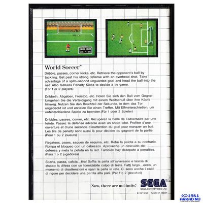 WORLD SOCCER MASTERSYSTEM