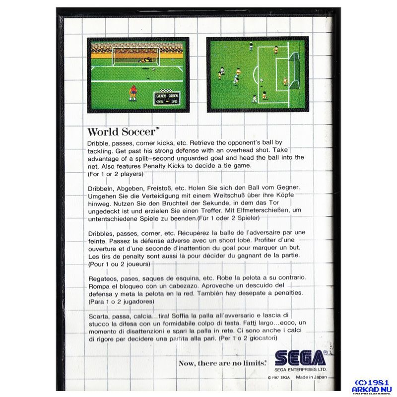 WORLD SOCCER MASTERSYSTEM