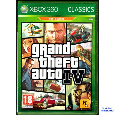 GRAND THEFT AUTO IV XBOX 360