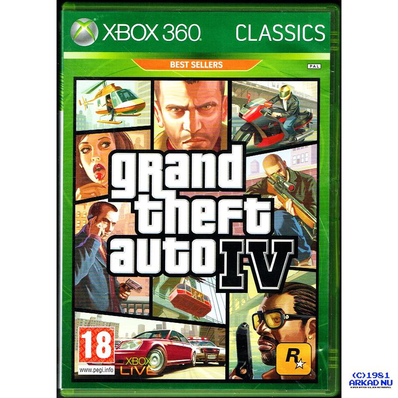 GRAND THEFT AUTO IV XBOX 360