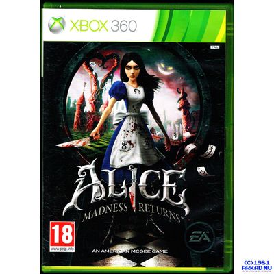 ALICE MADNESS RETURNS XBOX 360