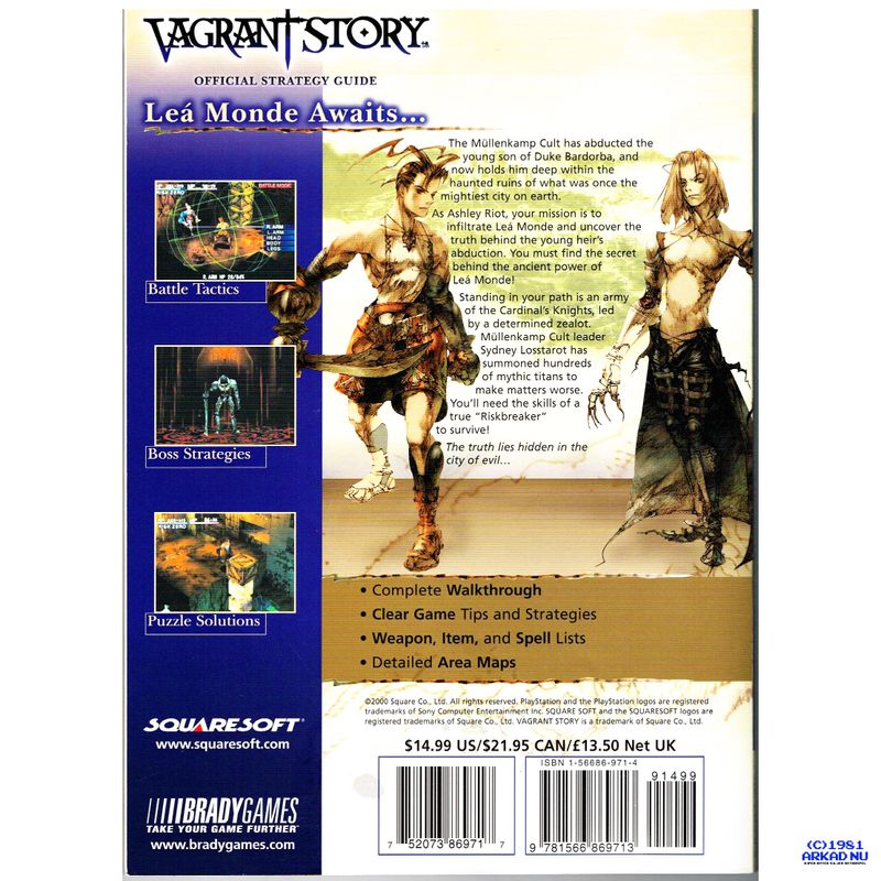 VAGRANT STORY OFFICIAL STRATEGY GUIDE