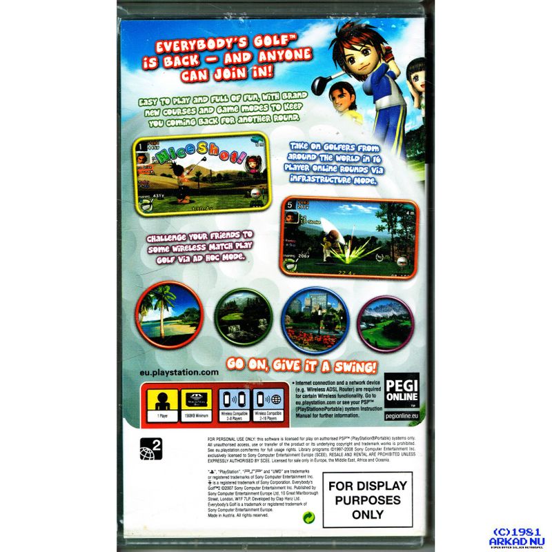 EVERYBODYS GOLF 2 PSP PROMO