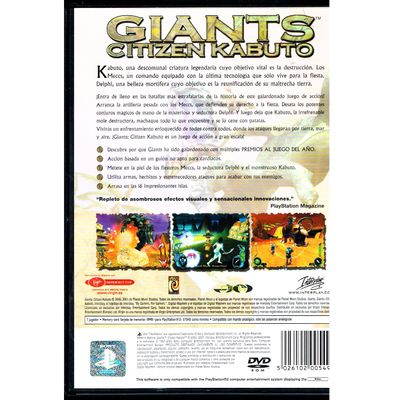 GIANTS CITIZEN KABUTO PS2