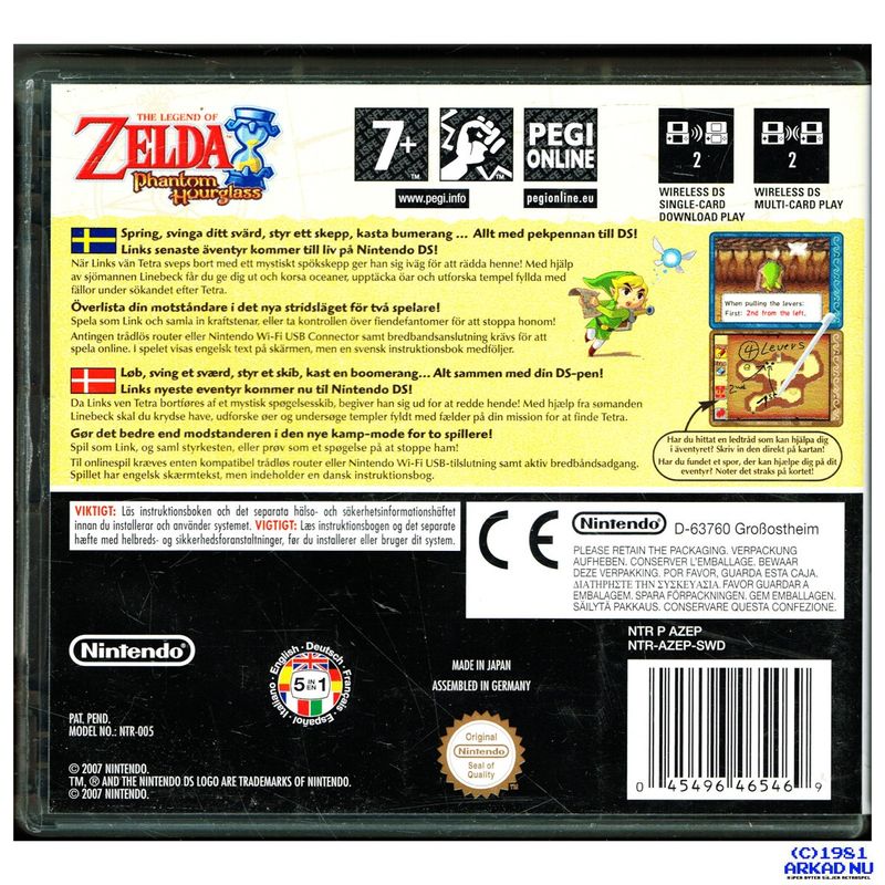 ZELDA PHANTOM HOURGLASS DS