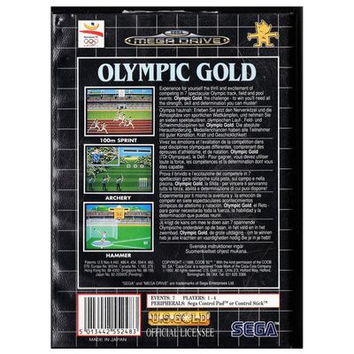 OLYMPIC GOLD MEGADRIVE