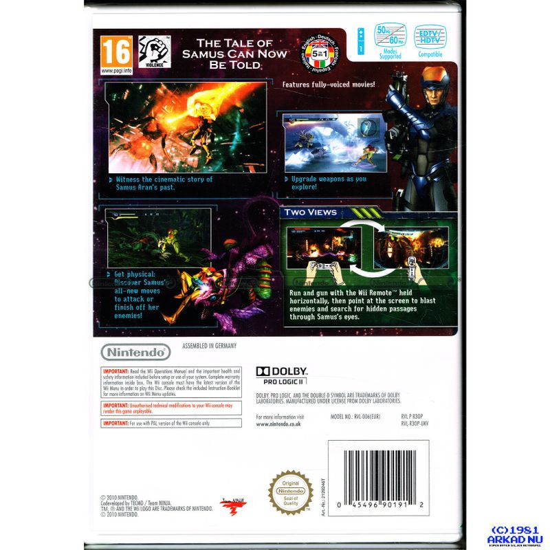 METROID OTHER M WII