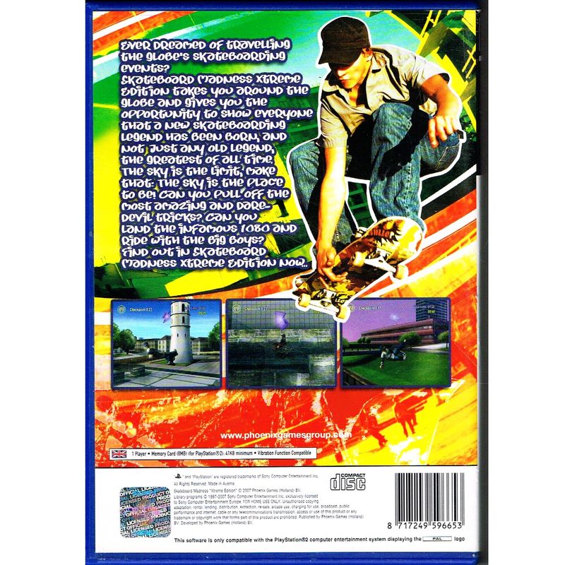 SKATEBOARD MADNESS XTREME EDITION PS2