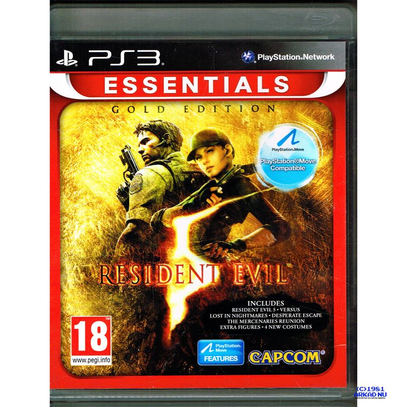 RESIDENT EVIL 5 GOLD EDITION PS3