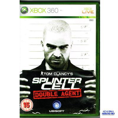 TOM CLANCYS SPLINTER CELL DOUBLE AGENT XBOX 360