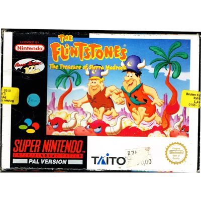 THE FLINTSTONES THE TREASURE OF SIERRA MADROCK SNES SCN