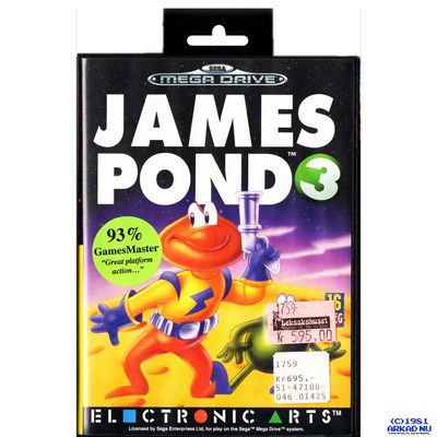 JAMES POND 3 MEGADRIVE