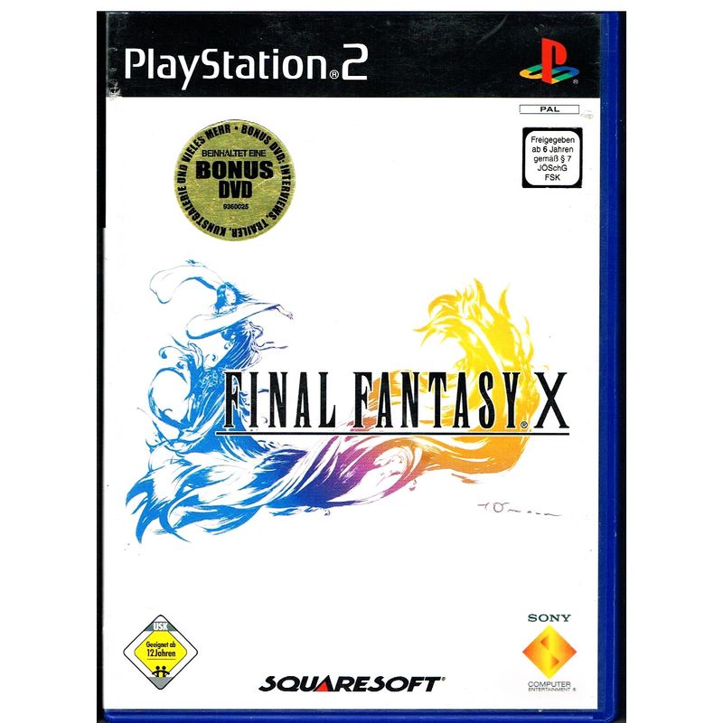 FINAL FANTASY X PS2 TYSK