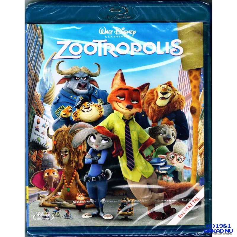 ZOOTROPOLIS WALT DISNEY KLASSIKER 54 BLU-RAY