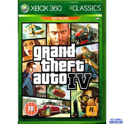 GRAND THEFT AUTO IV XBOX 360