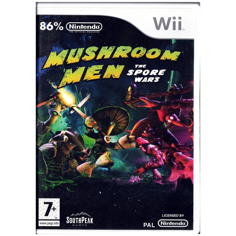 MUSHROOM MEN THE SPORE WARS WII