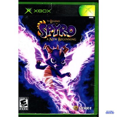 THE LEGEND OF SPYRO A NEW BEGINNING XBOX NTSC USA