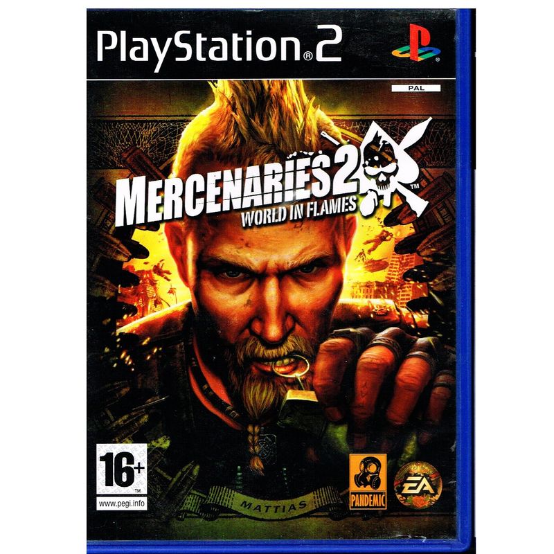 MERCENARIES 2 WORLD IN FLAMES PS2