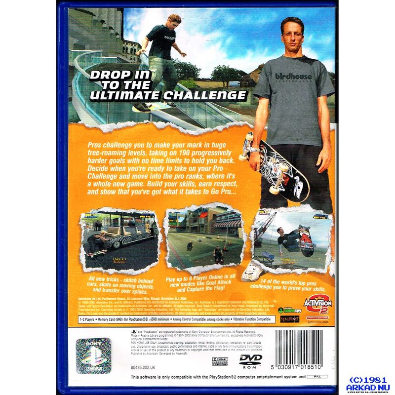 TONY HAWKS PRO SKATER 4 PS2