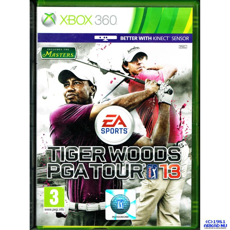 TIGER WOODS PGA TOUR 13 XBOX 360