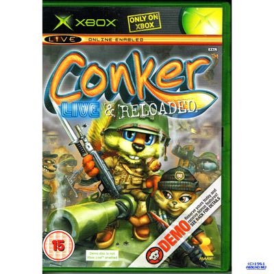 CONKER LIVE & RELOADED PRE-ORDER DISC XBOX