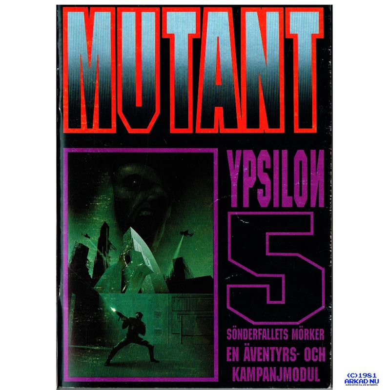 YPSILON 5 SÖNDERFALLETS MÖRKER MUTANT ROLLSPEL