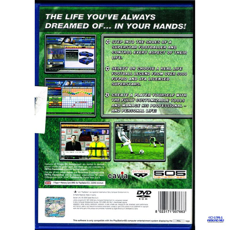 SOCCER LIFE 2 PS2