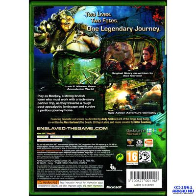 ENSLAVED ODYSSEY TO THE WEST XBOX 360