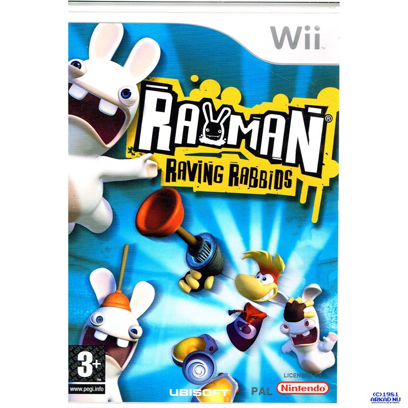 RAYMAN RAVING RABBIDS WII