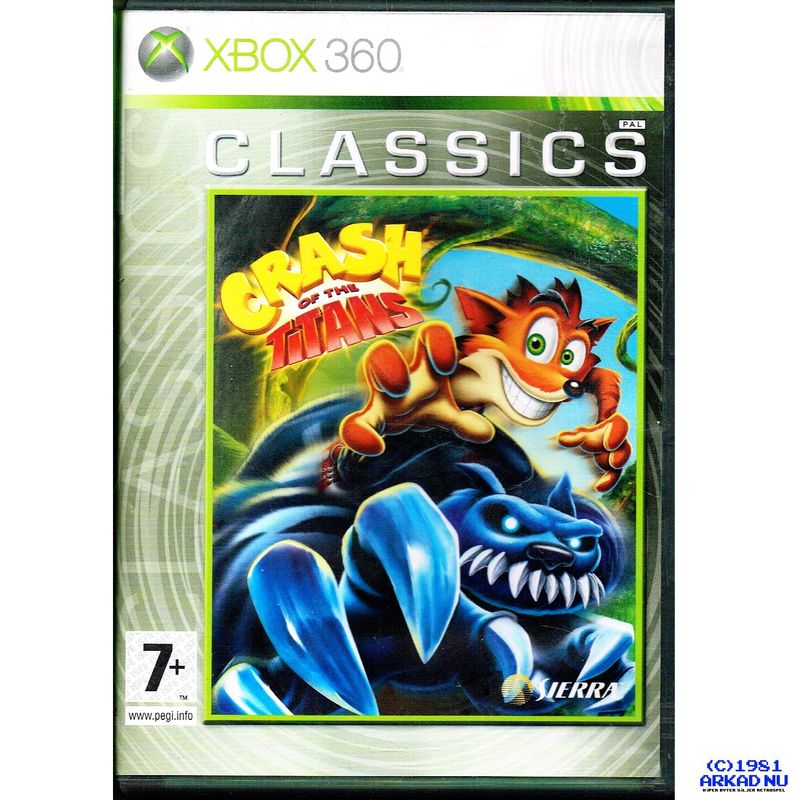 CRASH OF THE TITANS XBOX 360