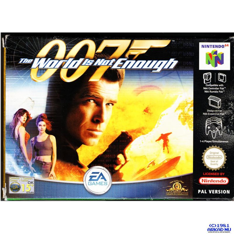 007 THE WORLD IS NOT ENOUGH N64