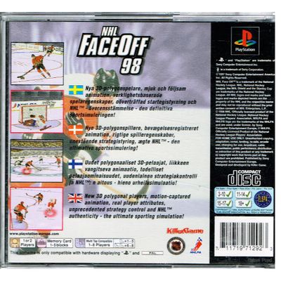 NHL FACE OFF 98 PS1