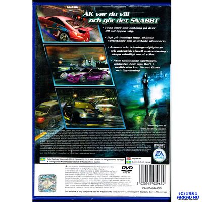 NEED FOR SPEED UNDERGROUND 2 PS2