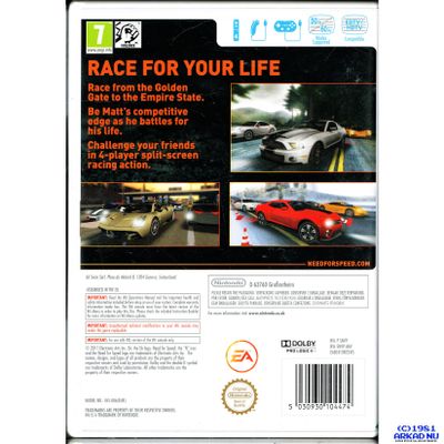 NEED FOR SPEED THE RUN WII